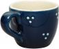 Preview: Espresso-Tasse blau 3 Punkt