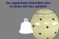 Preview: Glocke 5,0cm Elli-blau