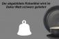 Preview: Glocke 5,0cm matt schwarz