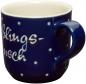 Preview: Coffee mug with font blue 1 point