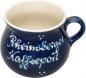 Preview: Mollytasse mit Schrift blau 3 Punkt