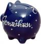 Preview: Sparschwein klein blau 1 P