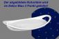 Preview: Tablett 25 oval blau 3 Punkt