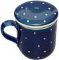 Preview: Tea mugs with sieve and lid blue 1 point