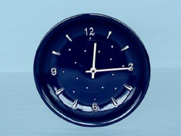 Wanduhr blau 1 Punkt