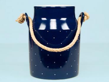 Milk can 23 cm blue 1 point