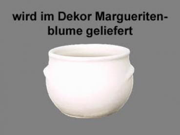 Schmalztopf 150 ml Dekor Margueritenblume