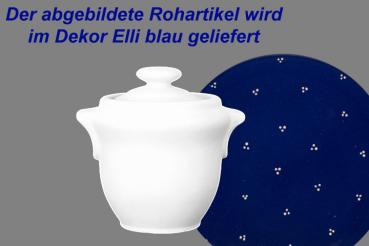 Abfälle blau 3 Punkt