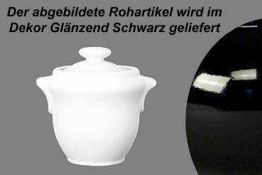 Abfälle glänzend schwarz