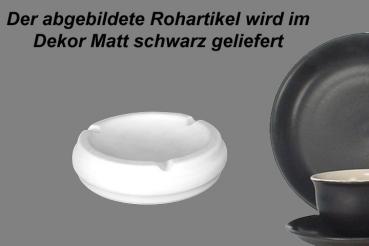 Ascher 15cm  matt schwarz