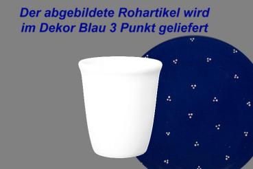 Becher Bacchus blau 3 Punkt