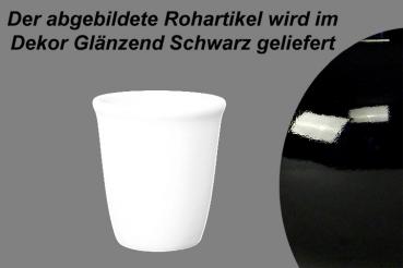 Becher Bacchus glänzend schwarz