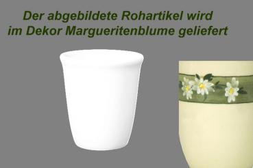 Becher Bacchus Dekor Margueritenblume