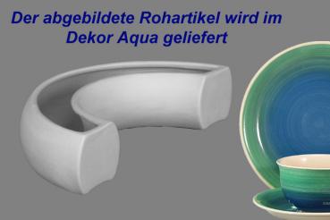 Blütenkranz Halb Aqua