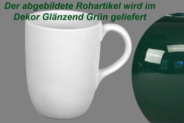 Cappuccinotasse glänzend grün