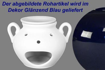 Duftlampe glänzend blau