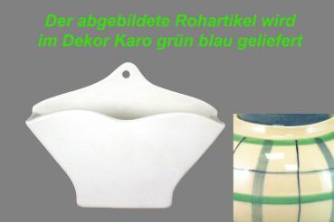 Kaffeefilterhalter karo grün-blau