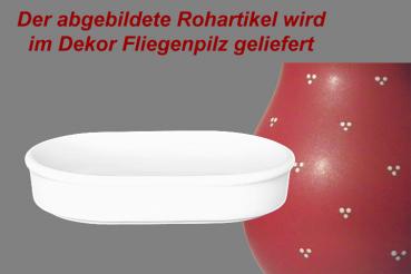 Fischbüchse oval Fliegenpilz