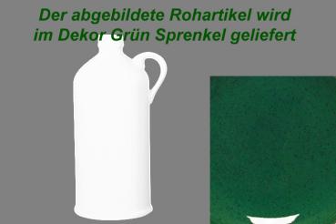 Flasche 1,3 grün Sprenkel