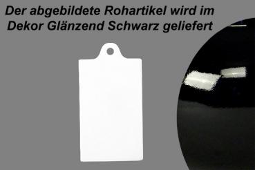 Frühstücksbrett glänzend schwarz