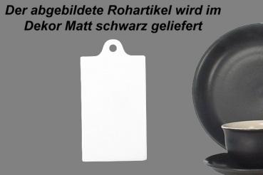 Frühstücksbrett matt schwarz