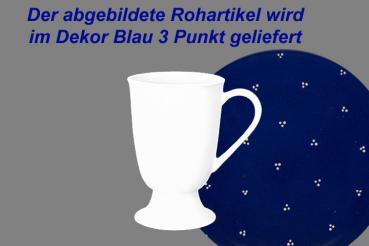 Fußtasse blau 3 Punkt