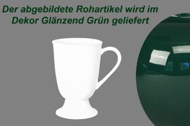 Fußtasse glänzend grün