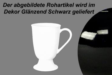 Fußtasse glänzend schwarz