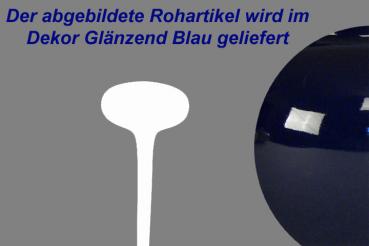 Gartenstecker glänzend blau