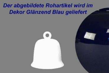 Glocke mittel glänzend blau