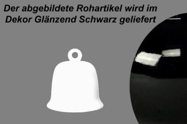 Glocke mittel glänzend schwarz