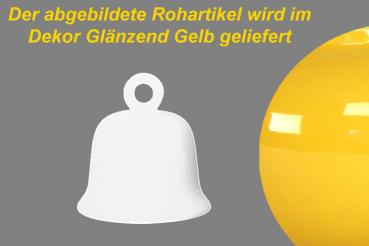 Glocke groß glänzend gelb