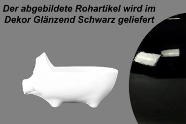 Hackepeterschwein glänzend schwarz