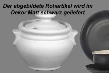 Honig matt schwarz