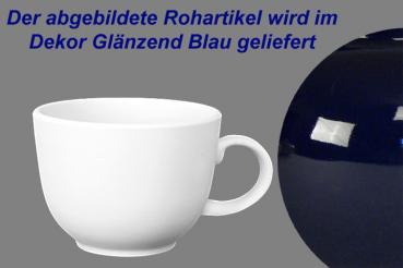 Jumbotasse glänzend blau