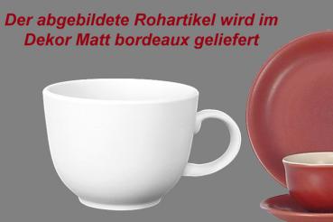 Jumbotasse matt bordeaux