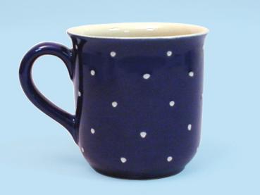 Coffee mug with font blue 1 point