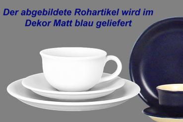 Kaffeegedeck matt blau