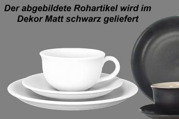 Kaffeegedeck matt schwarz