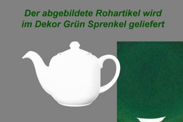 Kaffeekanne 0,4 l grün Sprenkel