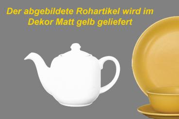 Kaffeekanne 0,4 l matt gelb