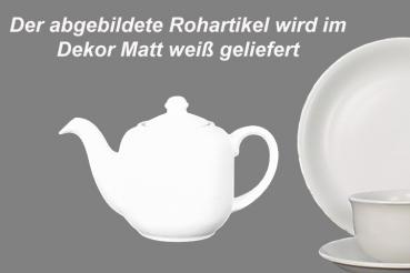 Kaffeekanne 0,4 l matt weiß