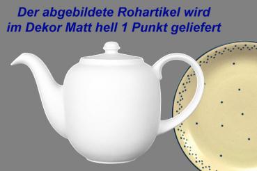 Kaffeekanne 0,9 l matt hell 1 Punkt