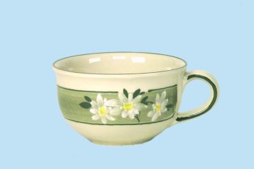 Kaffeeobertasse Dekor Margueritenblume