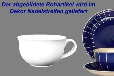 Kaffeeobertasse Nadelstreifen