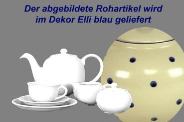 Kaffeeservice 15-teilig Elli blau