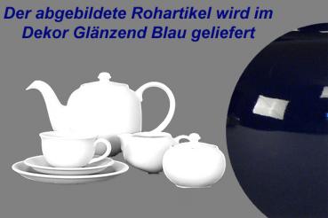 Kaffeeservice 15-teilig glänzend blau