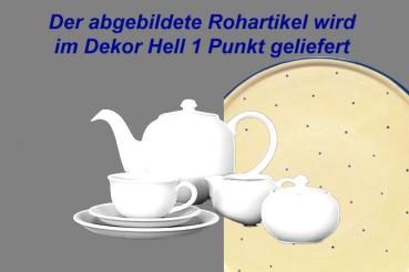 Kaffeeservice 15-teilig hell 1 Punkt