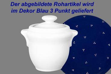 Küchendose blau 3 Punkt