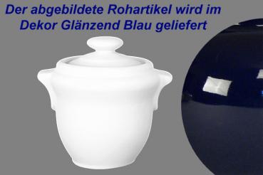 Küchendose glänzend blau